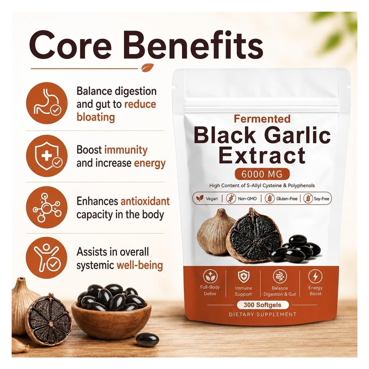 Black Garlic Extract 300Pcs K488