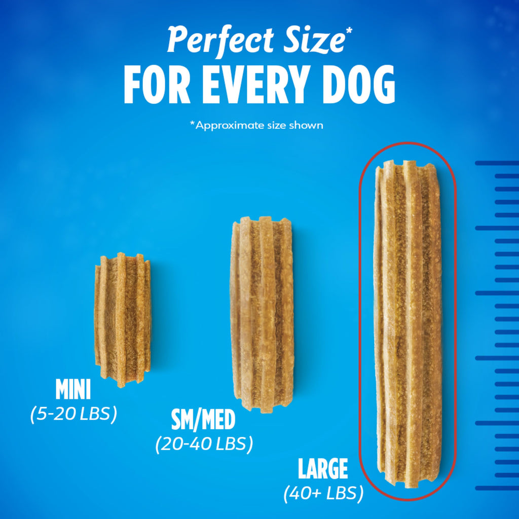 Daily Dental Chews for Large Dogs, 18 ct P9564