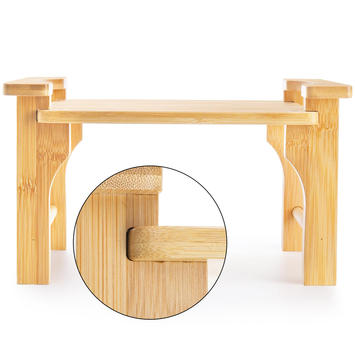 2 Pack Natural Bamboo Beverage Dispenser Stand H8429