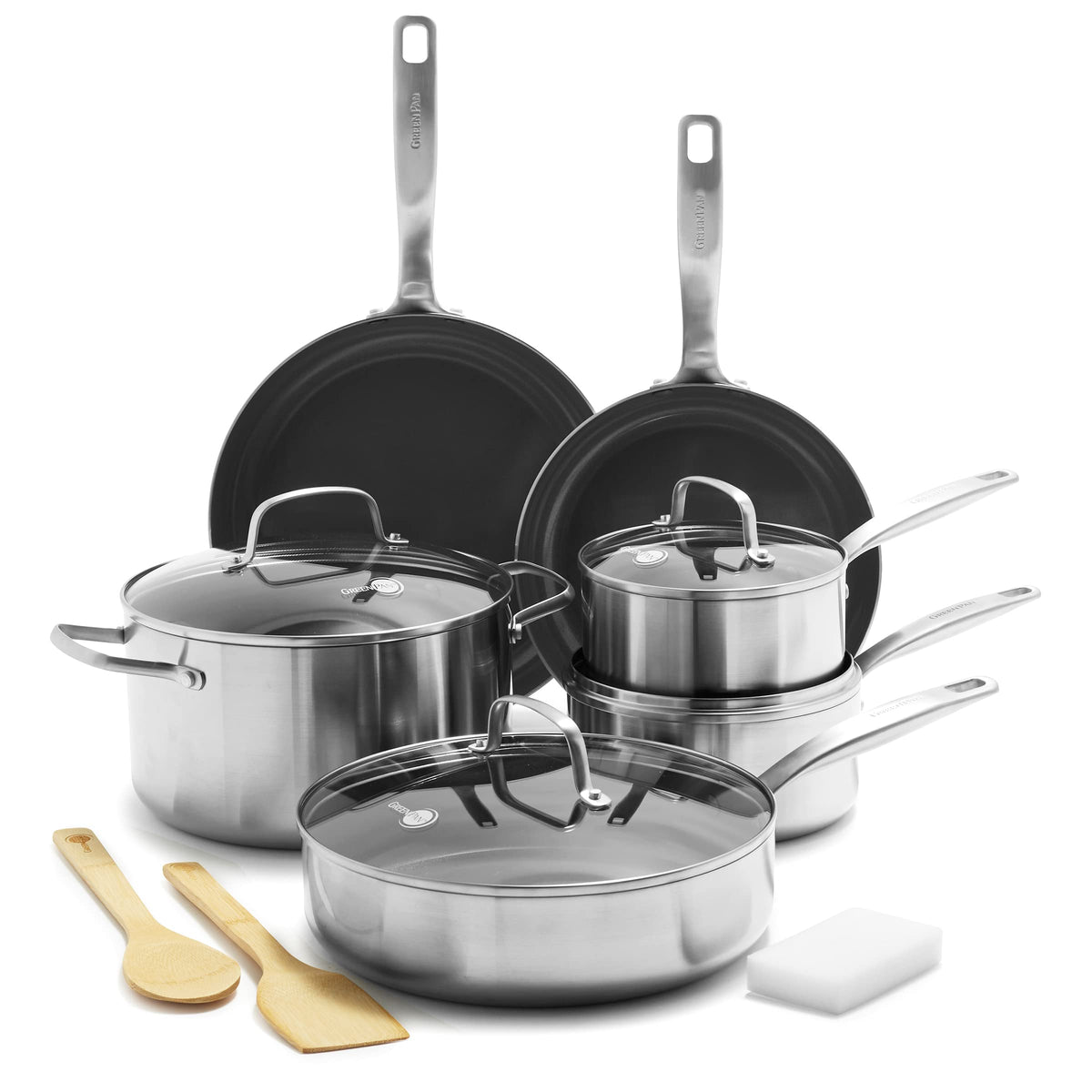 12 Piece Stainless Steel Cookware Set N680754