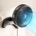 8'' Wall Mount Fan with Timer I432878