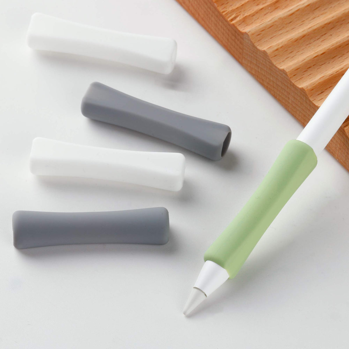3 Pack Silicone Pencil Grips Case Cover Holder I3621