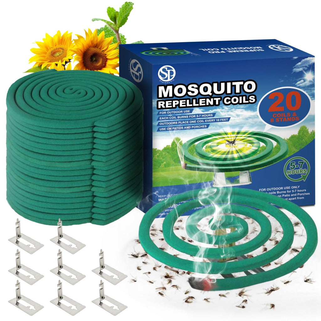 Mosquito Repellent Coils 20 Coils 8 Coil Stands Y560