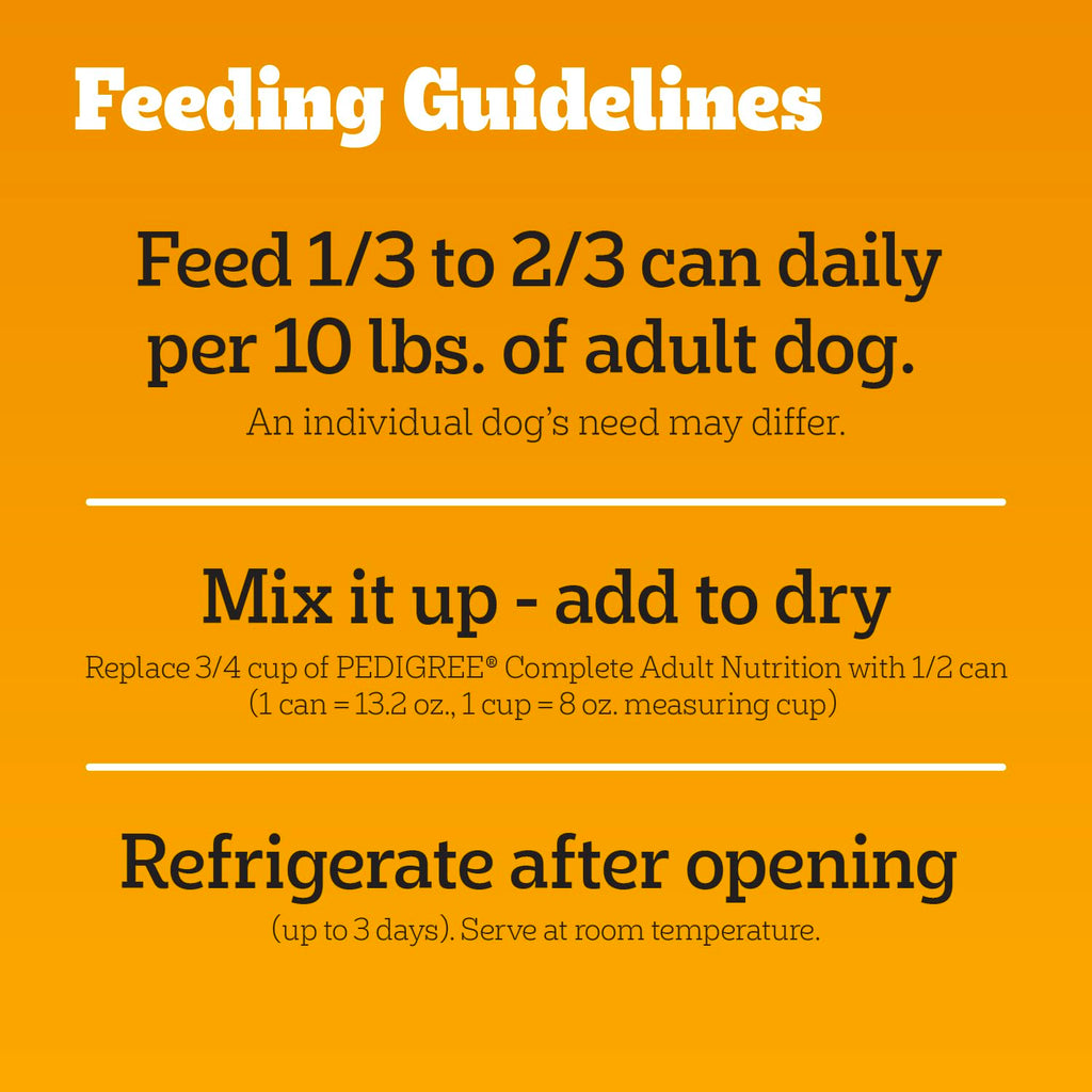 Beef Ground Dinner Wet Dog Food 13.2 oz 12 Count M15881