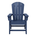 Navy Blue HDPE Adirondack Chair H1185