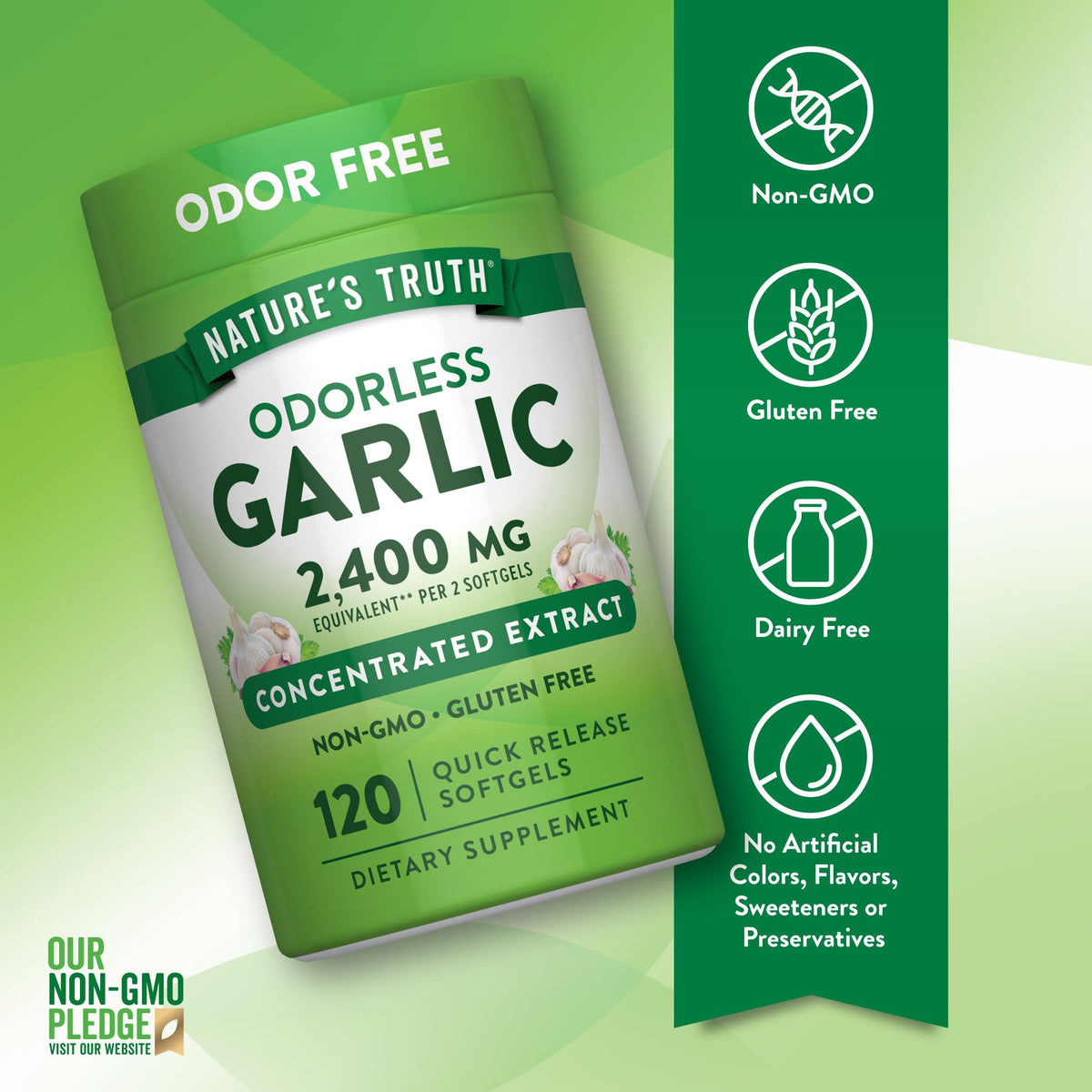 Odorless Garlic 120 Softgels P11778