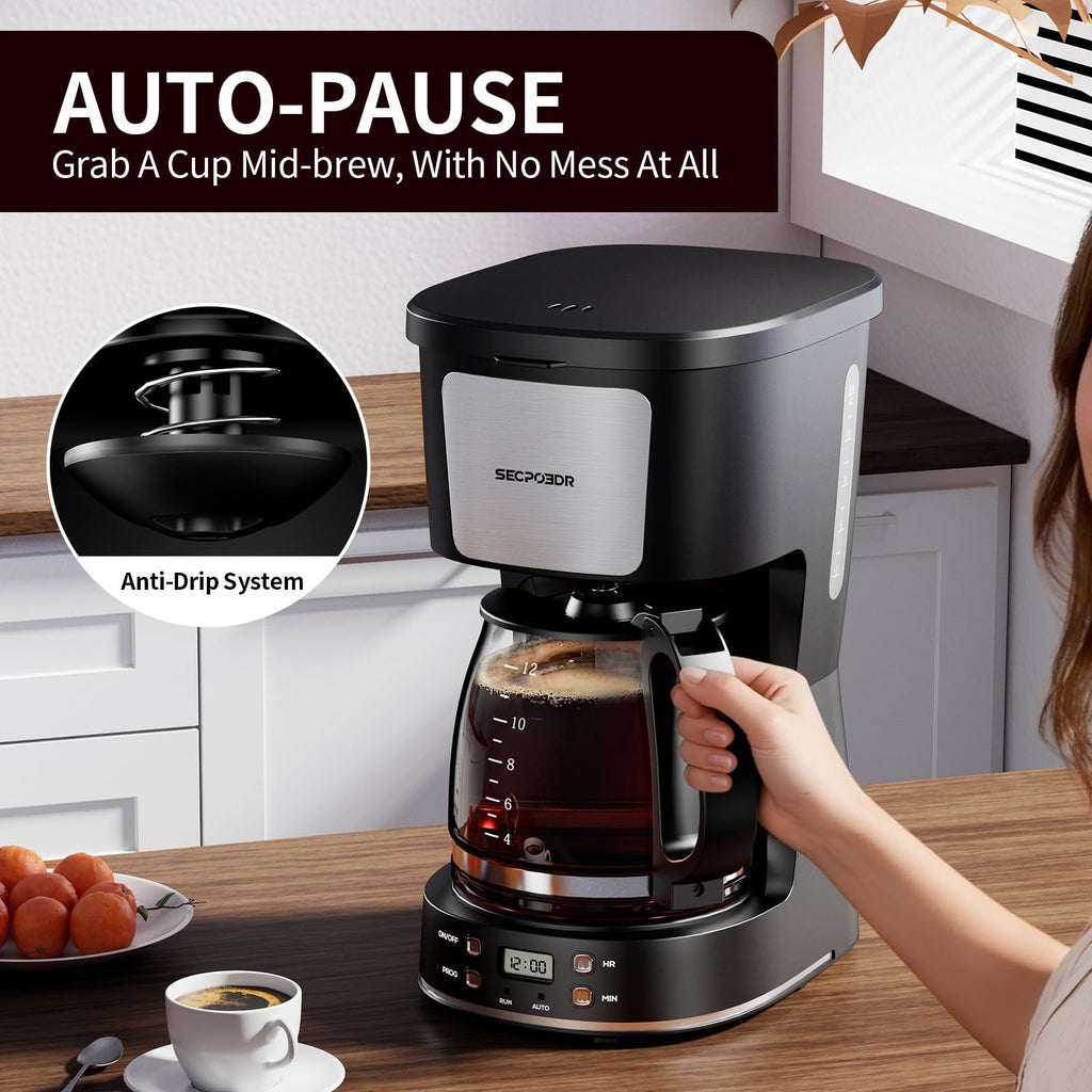 12 Cup Programmable Drip Coffee Maker Z562262