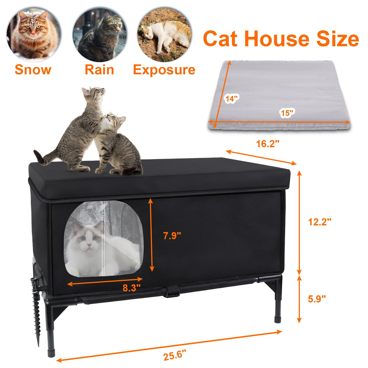 Outdoor Cat House D72439