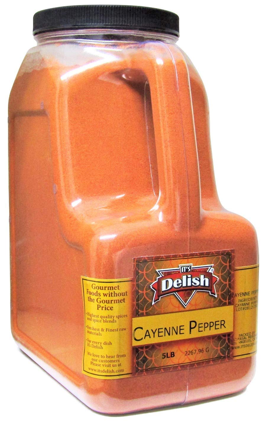 Cayenne Pepper Powder 5 LBS All-Natural Kosher Non-GMO J622217