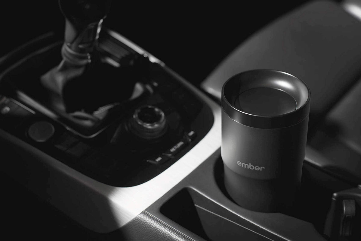 Black 12 Ounce Temperature Control Travel Mug F1881