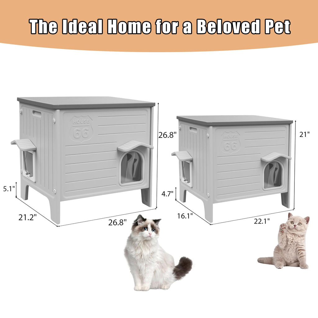 Insulated Heated Cat House W5492