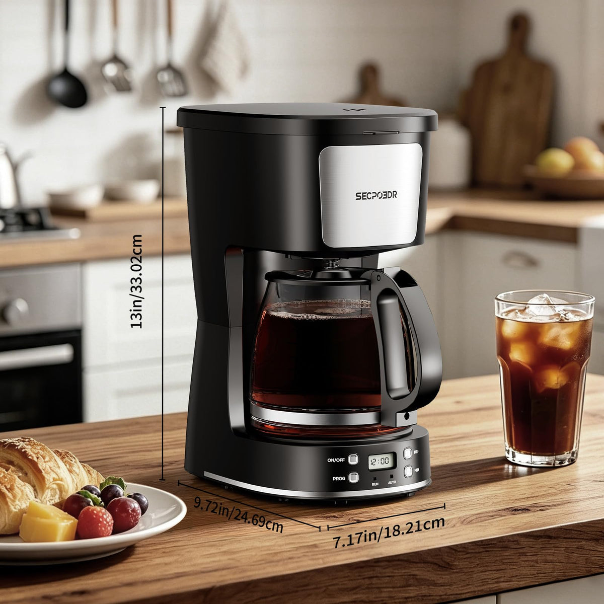 12 Cup Programmable Drip Coffee Maker Z562262