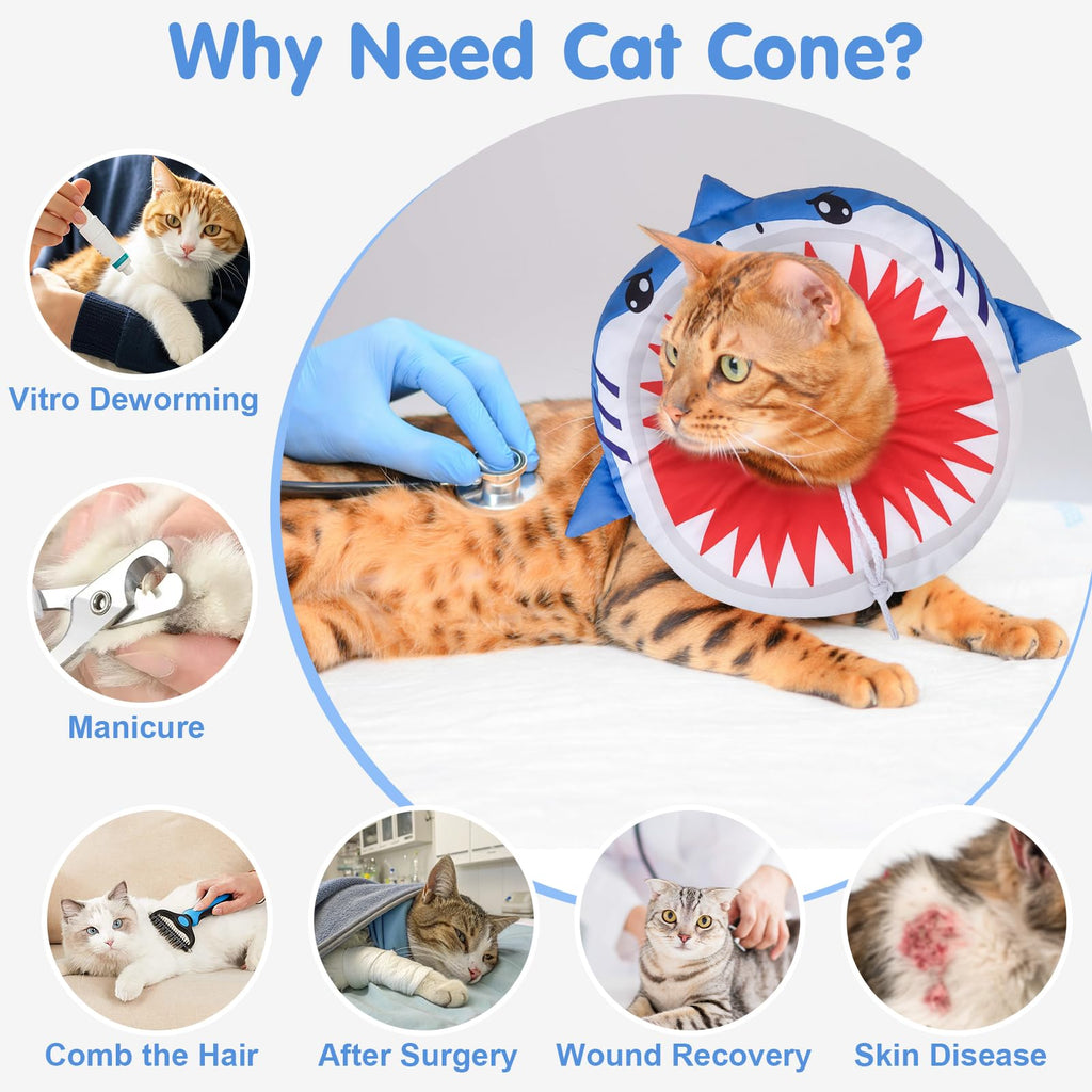 Soft Cat Recovery Cone Collar V157