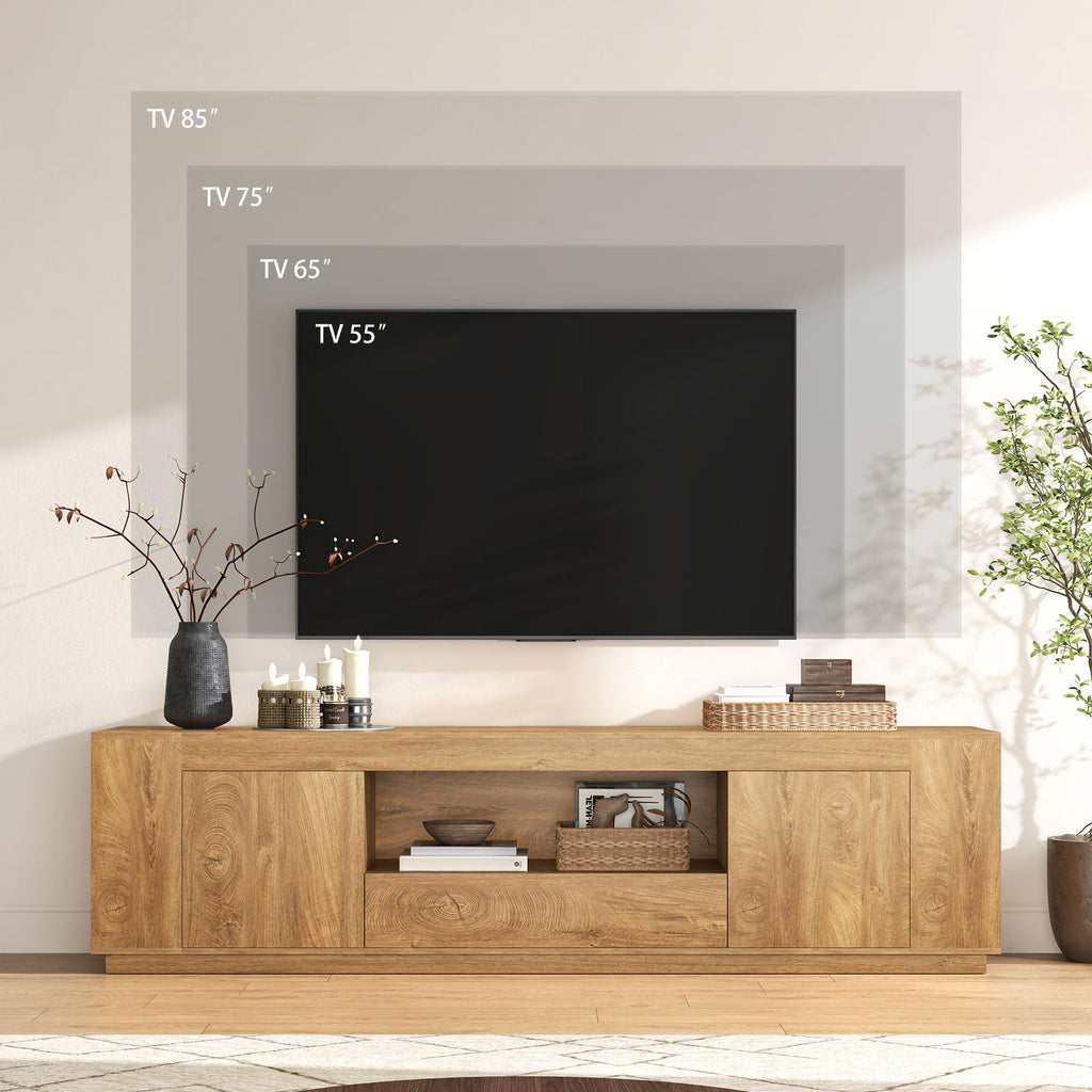Natural Oak Brown TV Stands B336