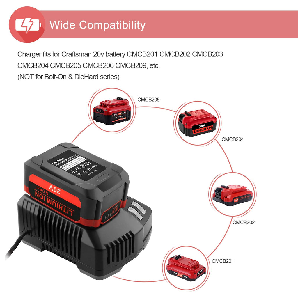 20V 6.0Ah Lithium ion Batteries and Charger Kit Z53402