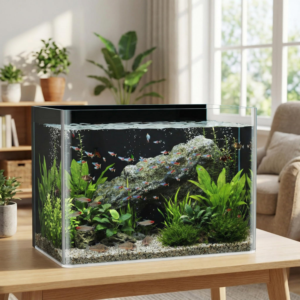 10 Gallon Black-Back Aquarium Fish Tank J182575