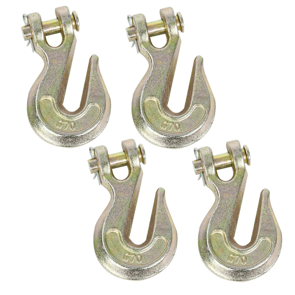 3/8 Inch Grade 70 Clevis Grab Hooks 4 Pack K901401