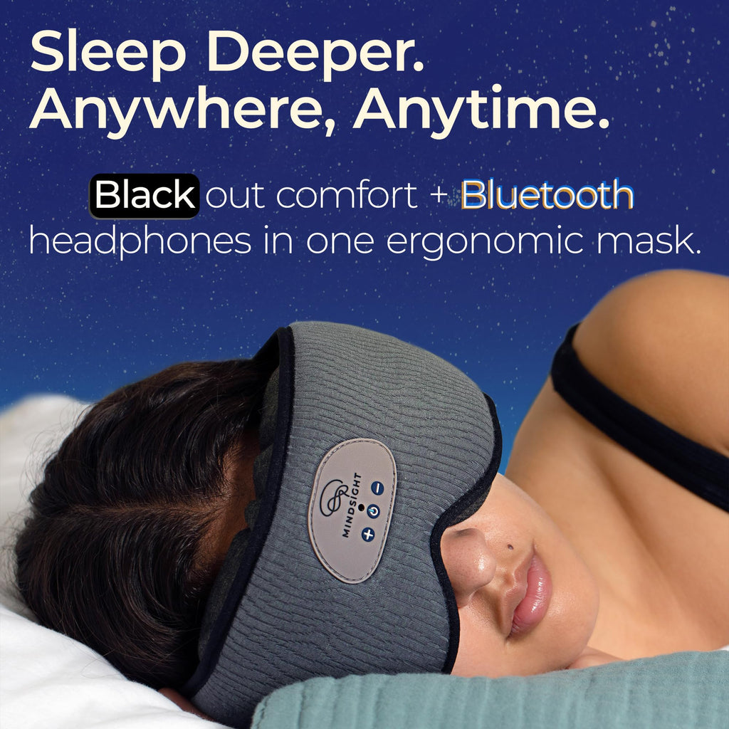 Blackout Sleep Mask with Bluetooth Headphones A6475