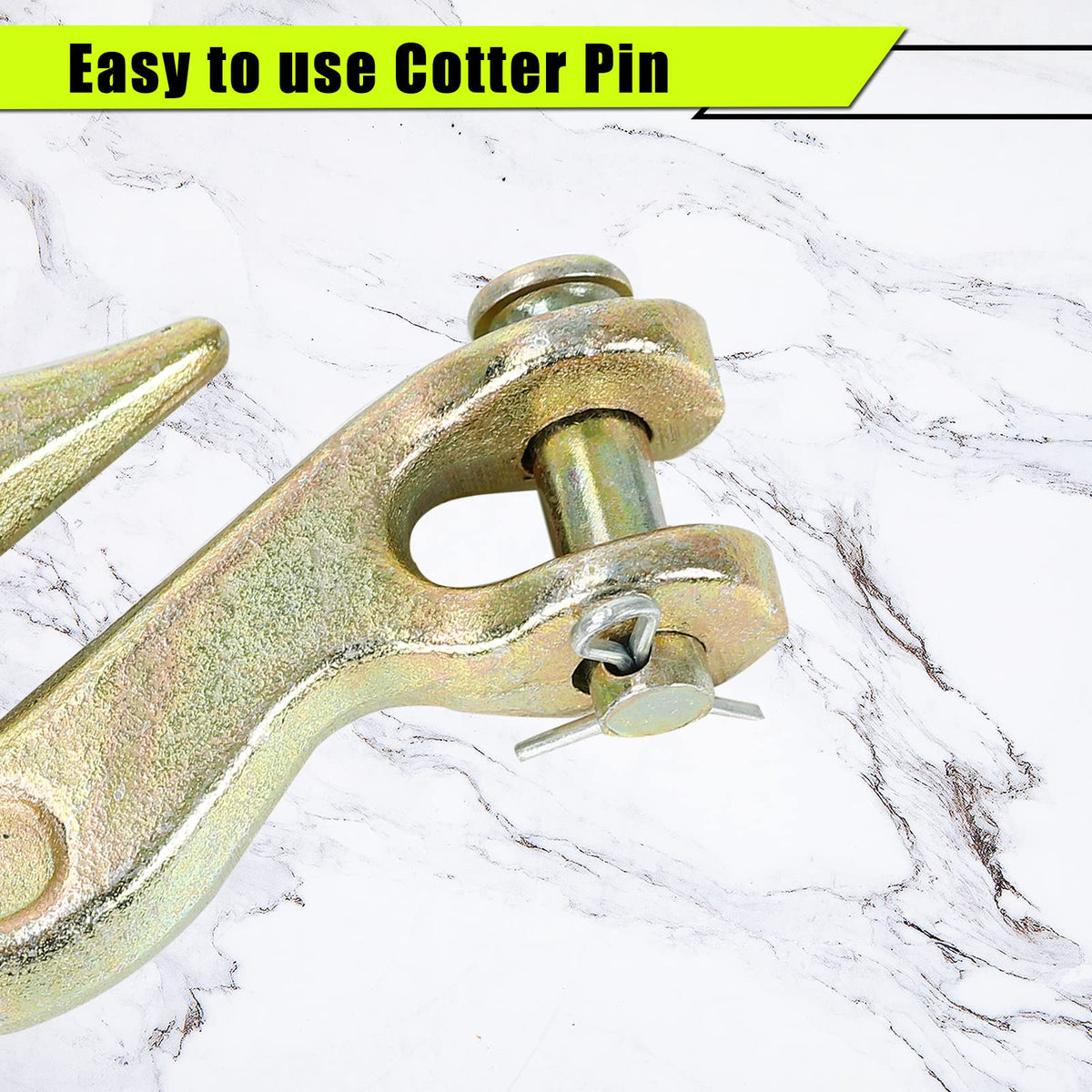 3/8 Inch Grade 70 Clevis Grab Hooks 4 Pack K901401