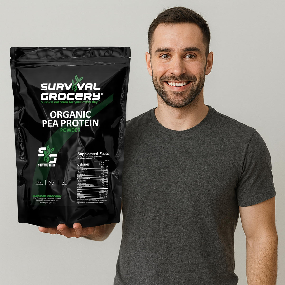 Organic Pea Protein 5 lbs. J394646