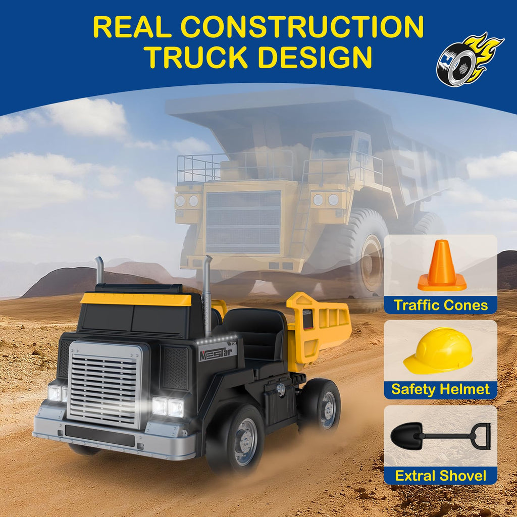 24V 4WD Ride On Dump Truck with 400W Motors H54626