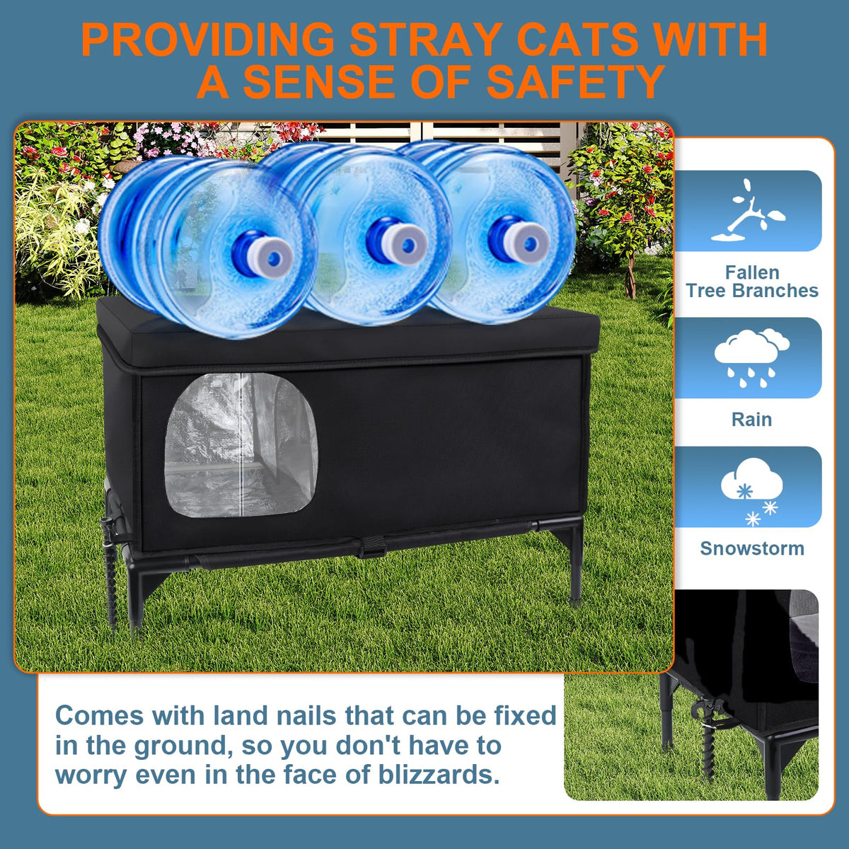 Outdoor Cat House D72439