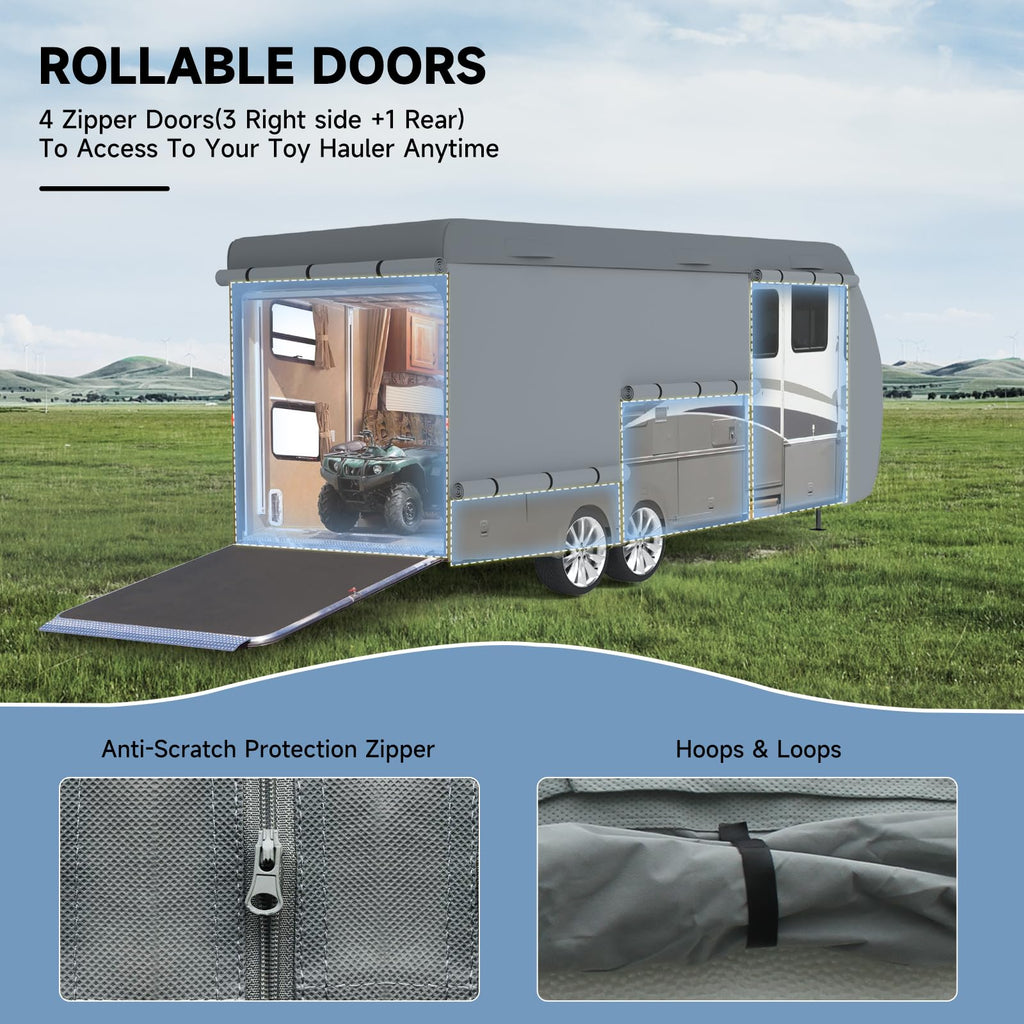 7 Layers Travel Trailer Cover Fits 30'-33' B917