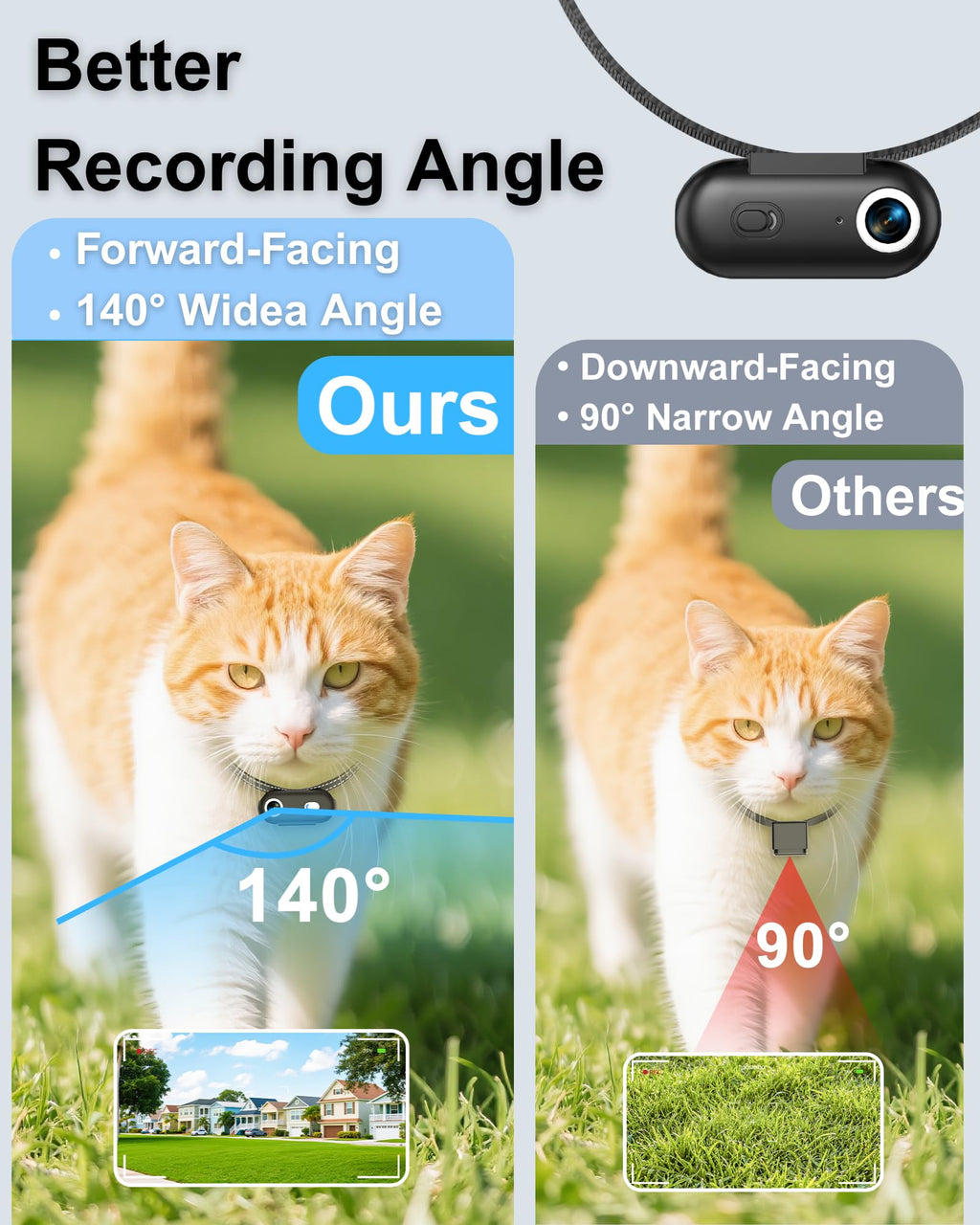 Cat Camera Collar with APP V31337