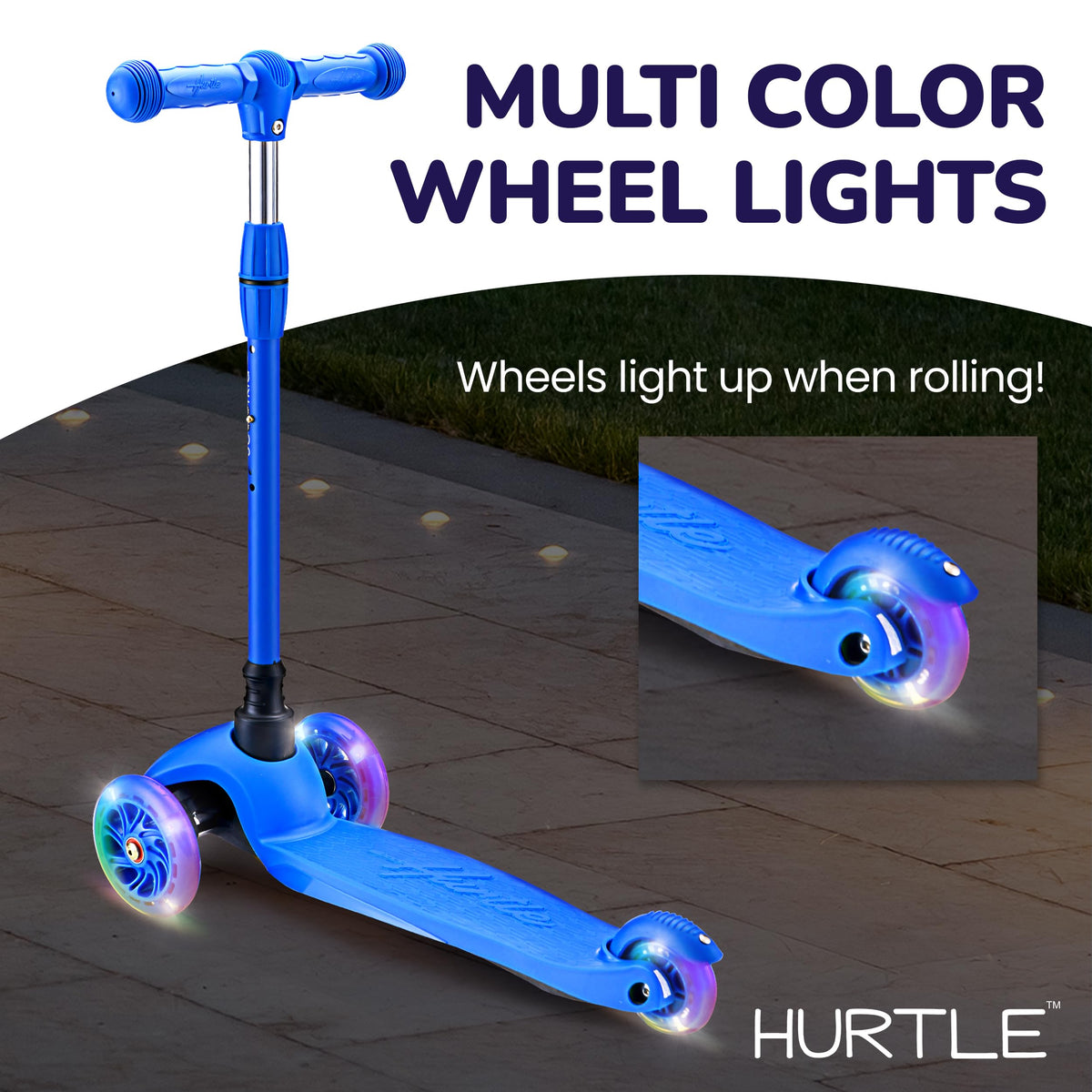 3 Wheel Kids Scooter with LED Wheels K24280