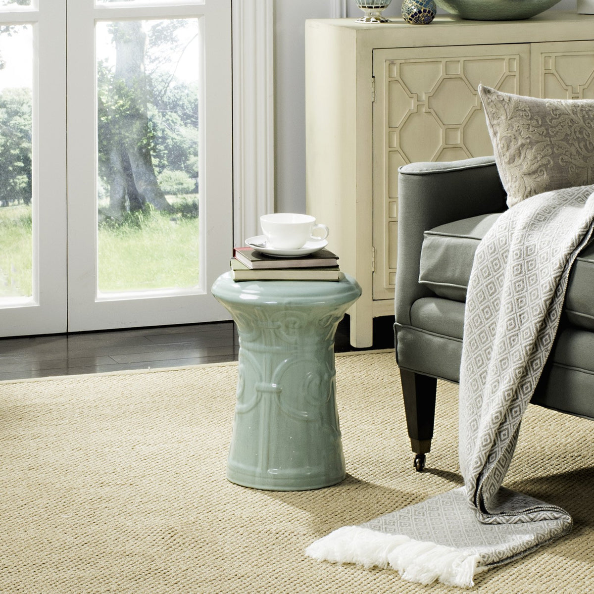 Ceramic Decorative Garden Stool Z812