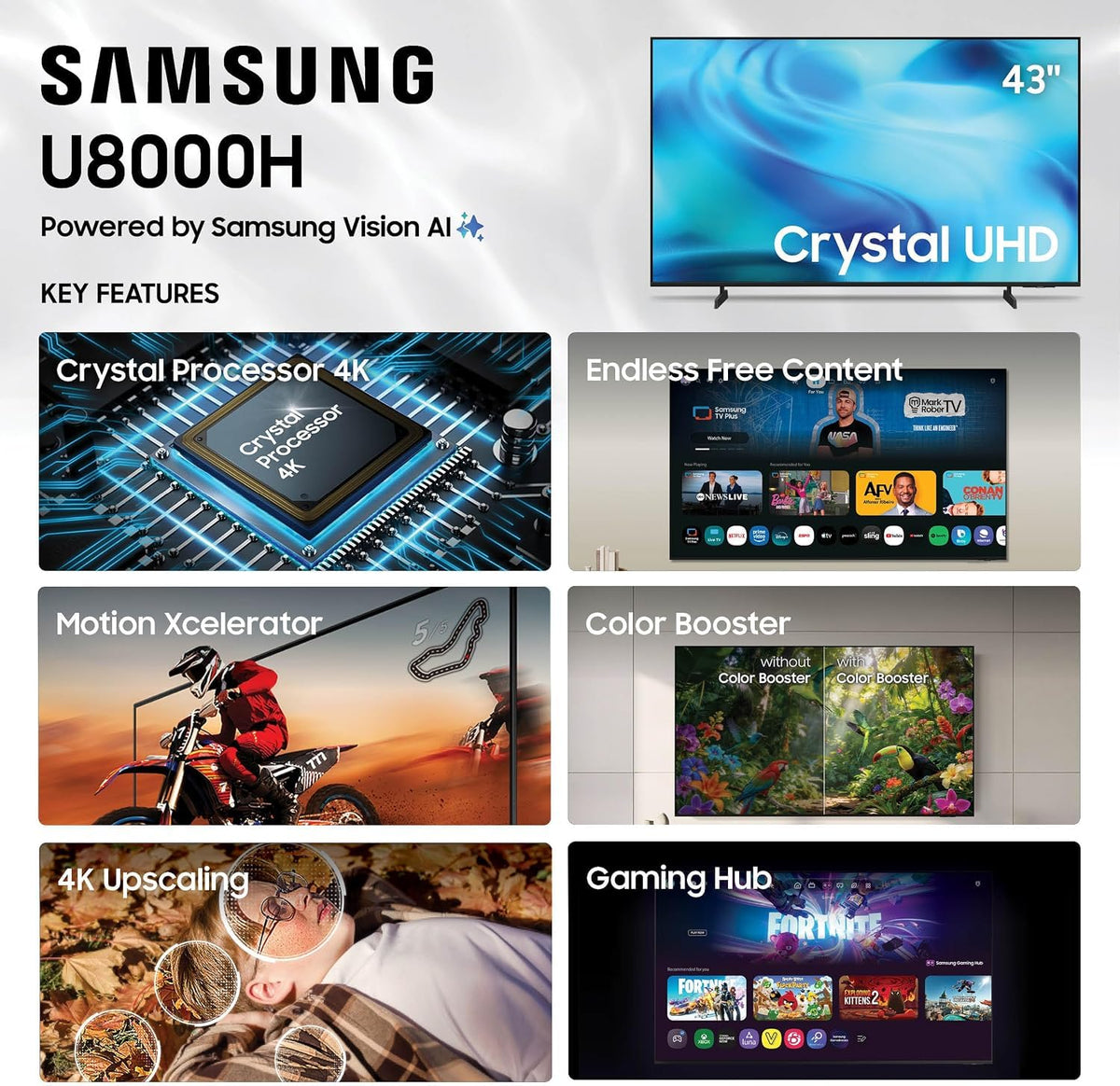 43" 4K Ultra HD Smart TV M15618