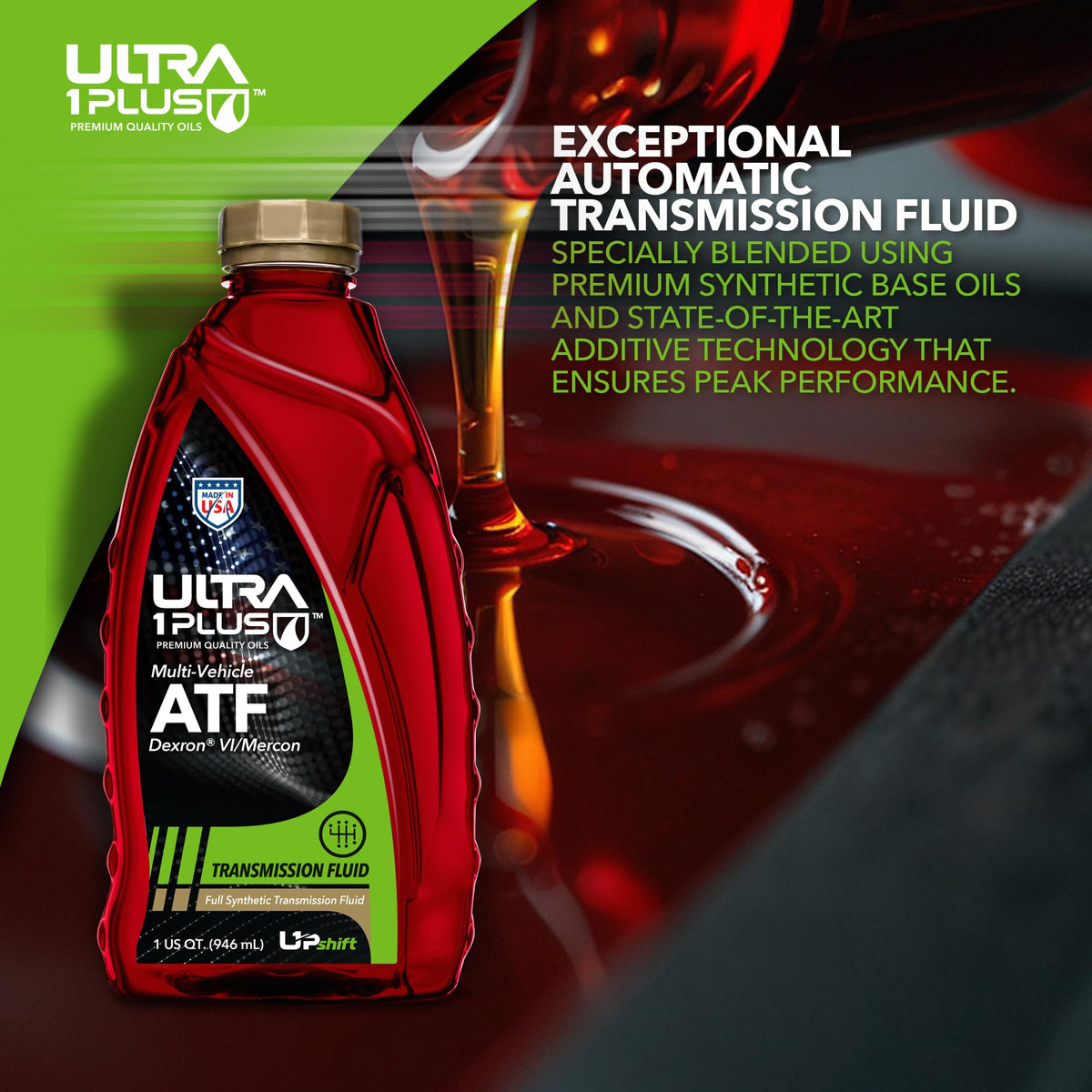 Full Synthetic Multi-Vehicle Transmission Fluid 1 Gallon A9596