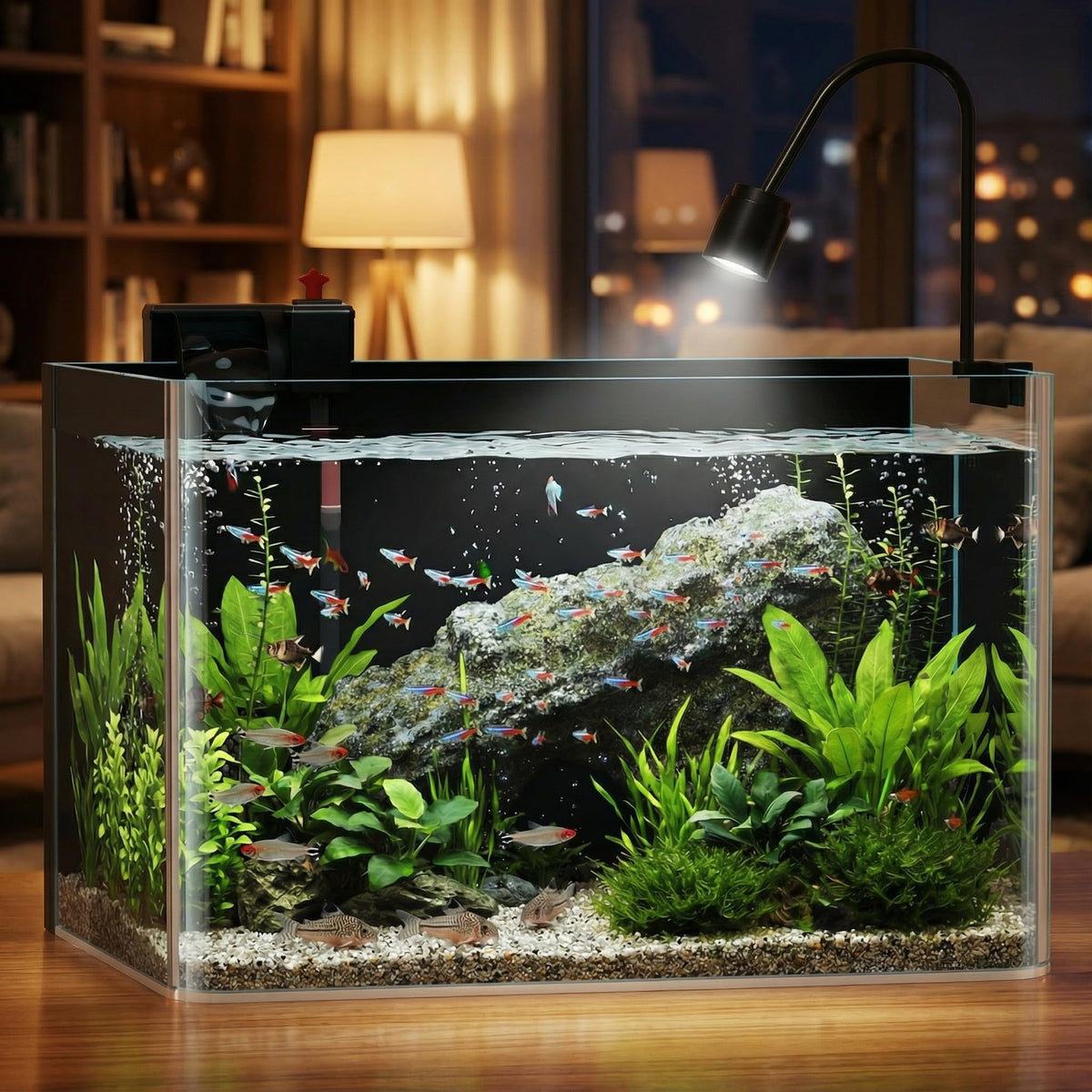 10 Gallon Black-Back Aquarium Fish Tank J182575