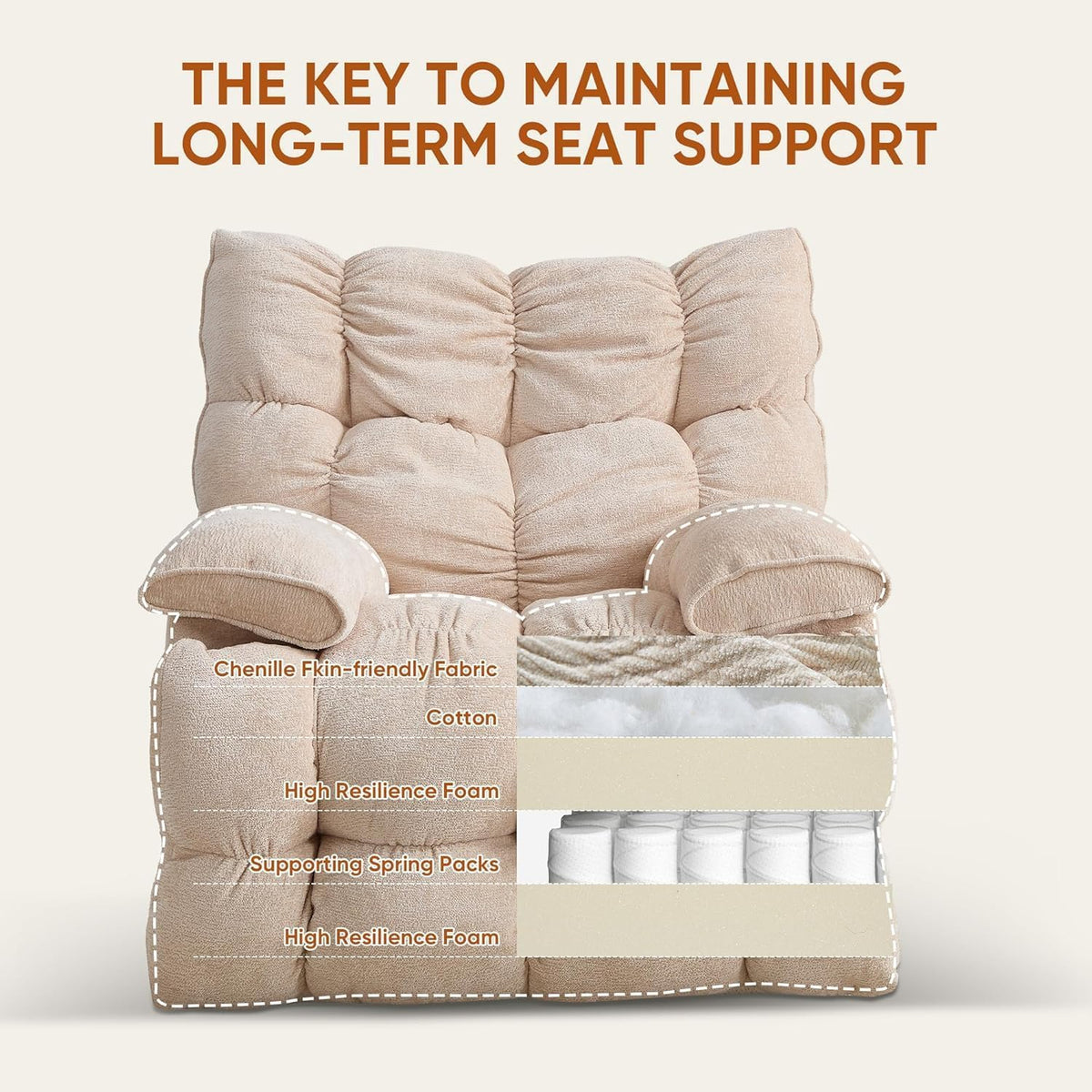 Oversized Swivel Rocker Recliner Chair Z8311
