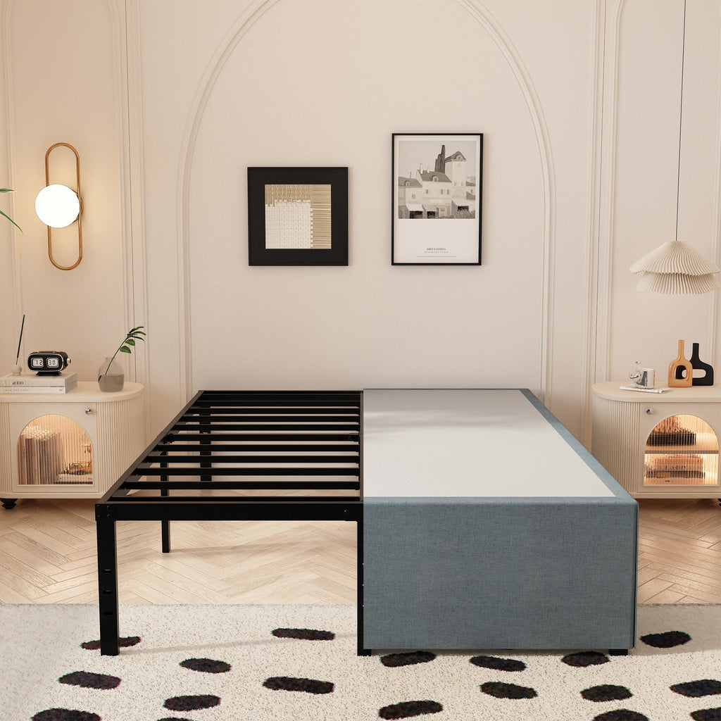 Queen Size 18 Inch Metal Bed Frame M375