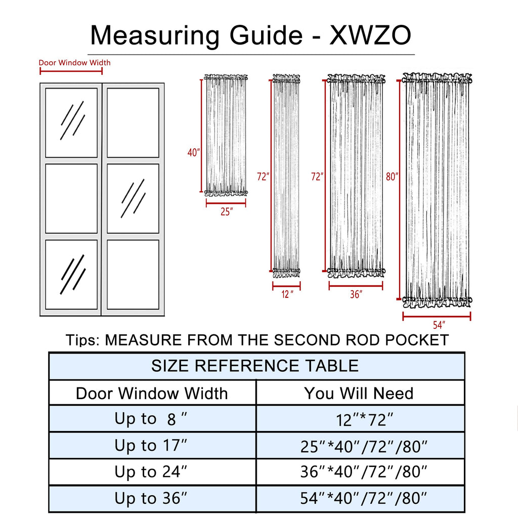 Door Curtains, Thermal and Room Darkening Curtains, Rod Pocket Blackout Curtains, 25 x 40 inches, Greyish White, 1 Panel H8245