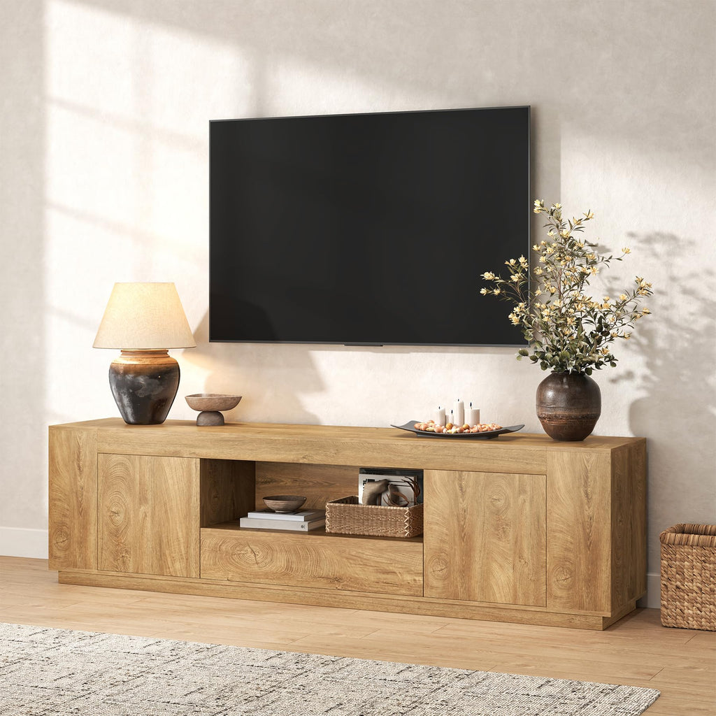 Natural Oak Brown TV Stands B336