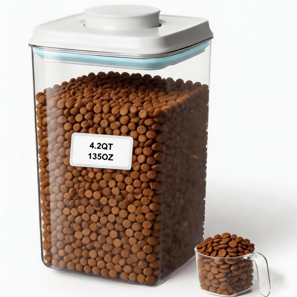 Dog Cat Treat Container with Scoop X109458