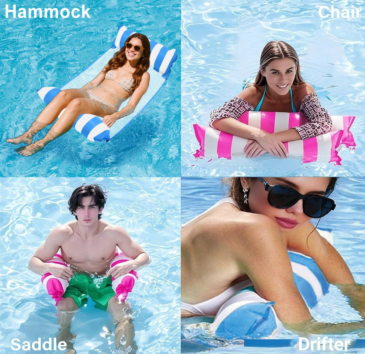 Inflatable Mesh Pool Float Q6493