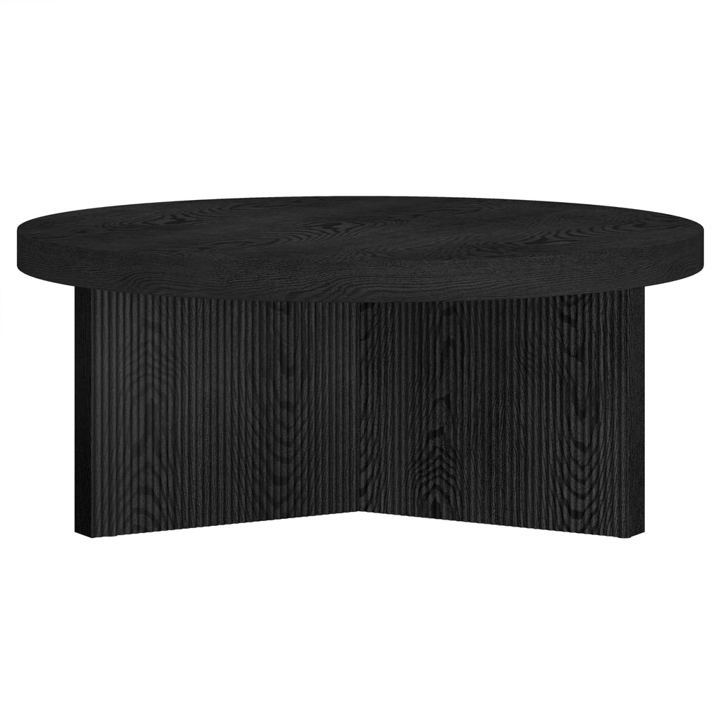 36" Scandinavian Fluted Coffee Table Z21189