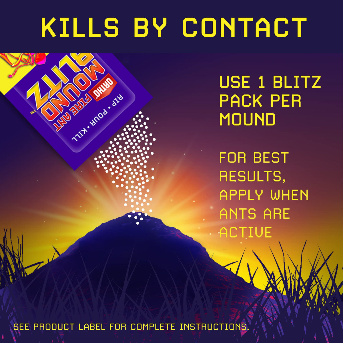 Fire Ant Mound Blitz, 8 Pre-Measured Packs D7653