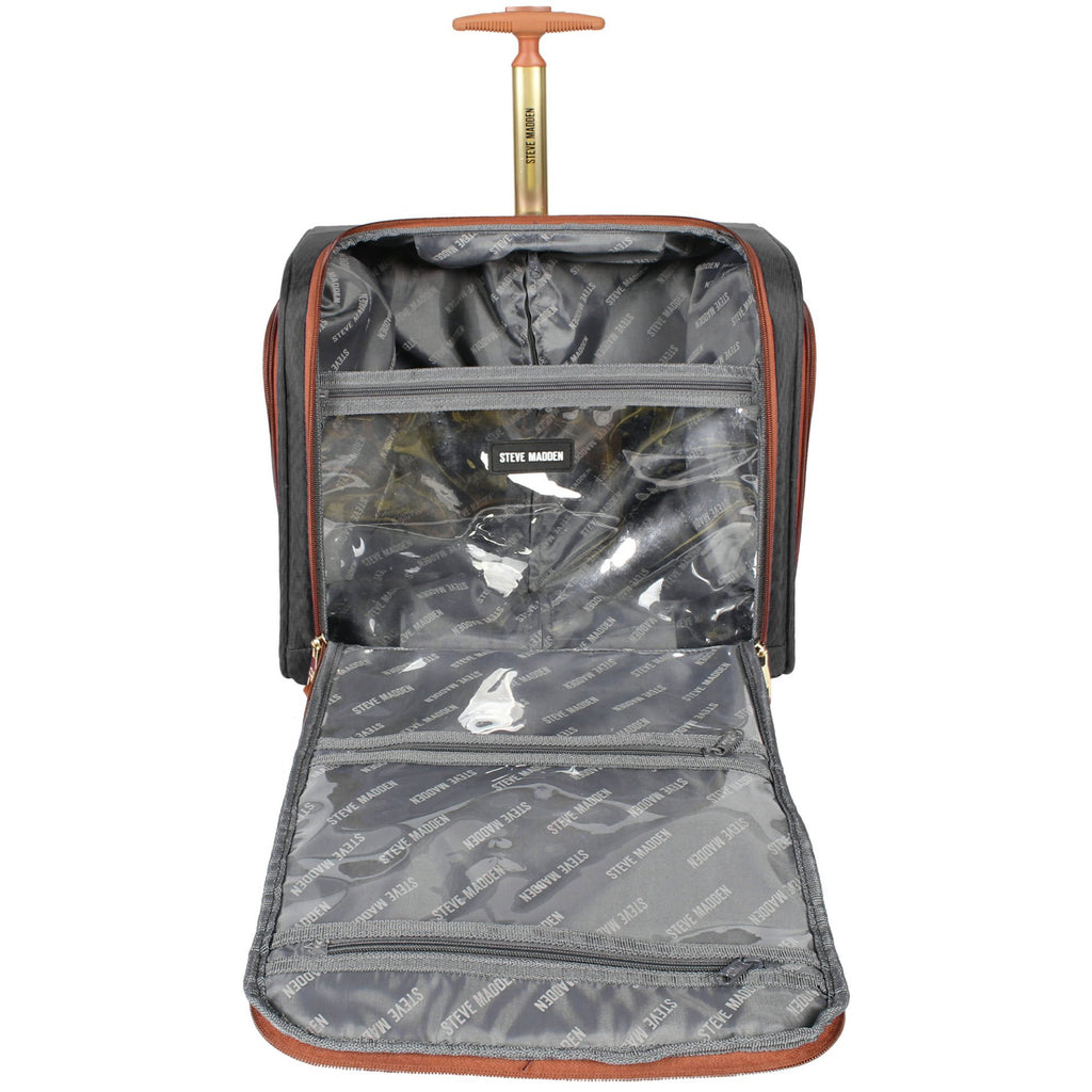 15 Inch Carry on Suitcase Black Y938101