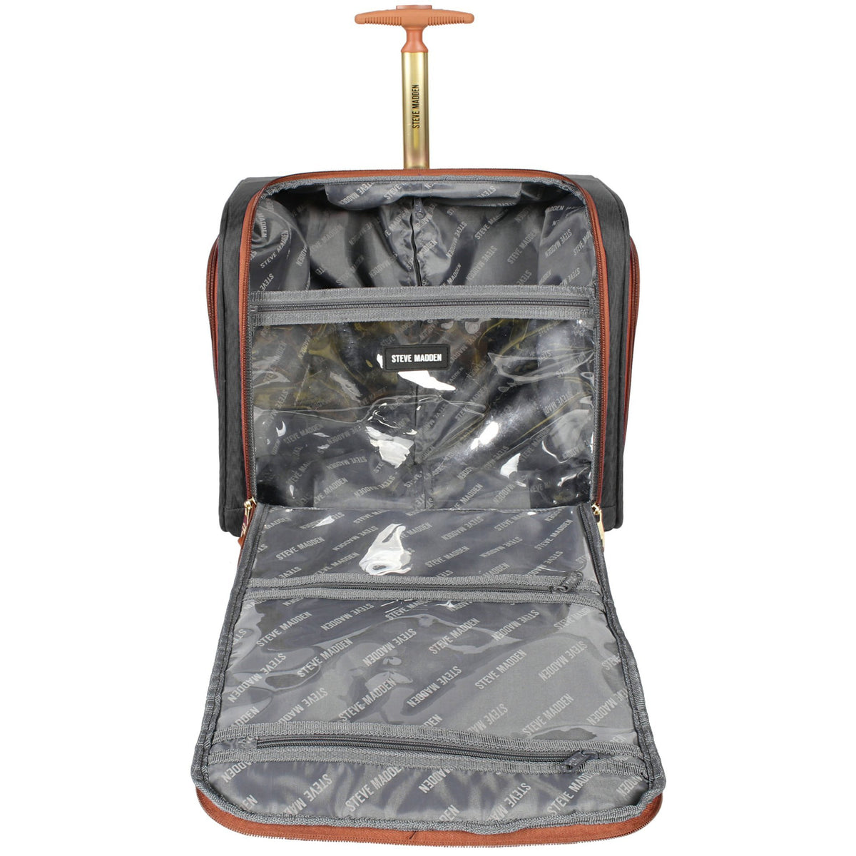 15 Inch Carry on Suitcase Black Y938101