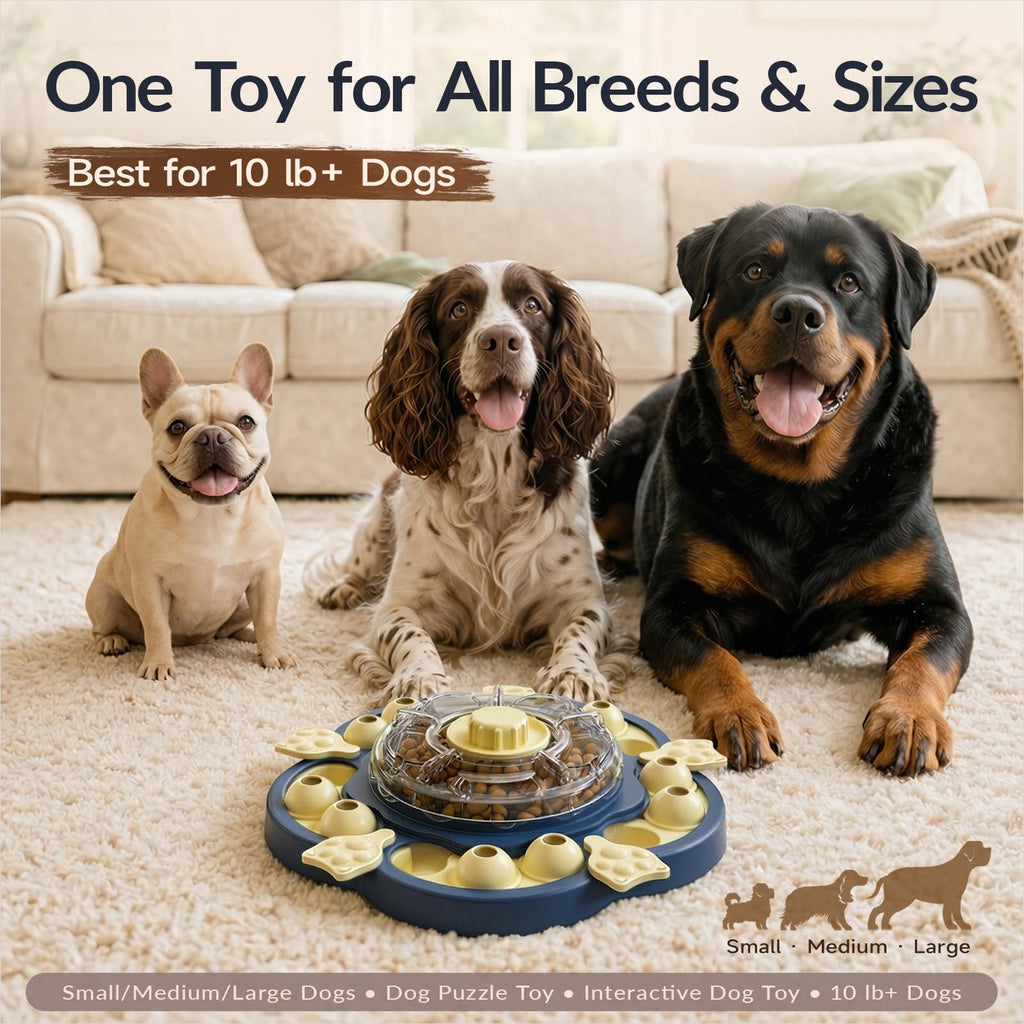 3-Level Dog Puzzle Toy Treat Dispenser M82258
