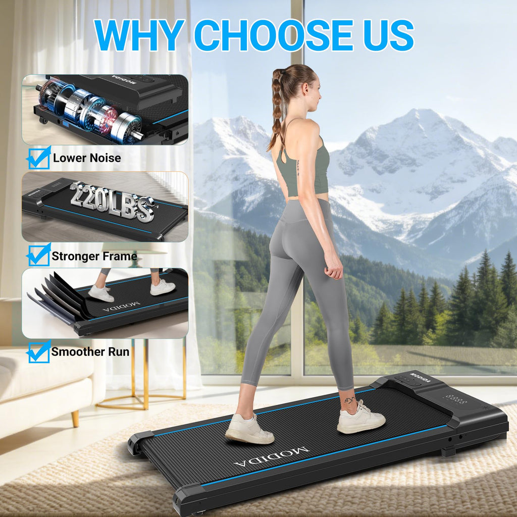 3 in 1 Under Desk Treadmill with Incline B12724