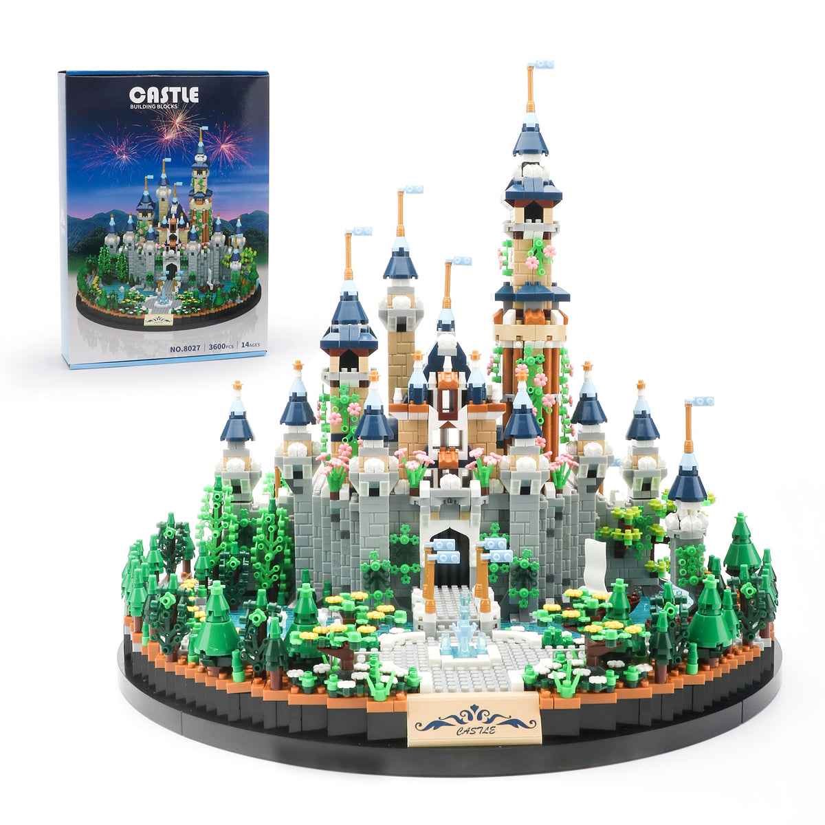 Blue Castle Micro Building Blocks 3600 PCS M4430