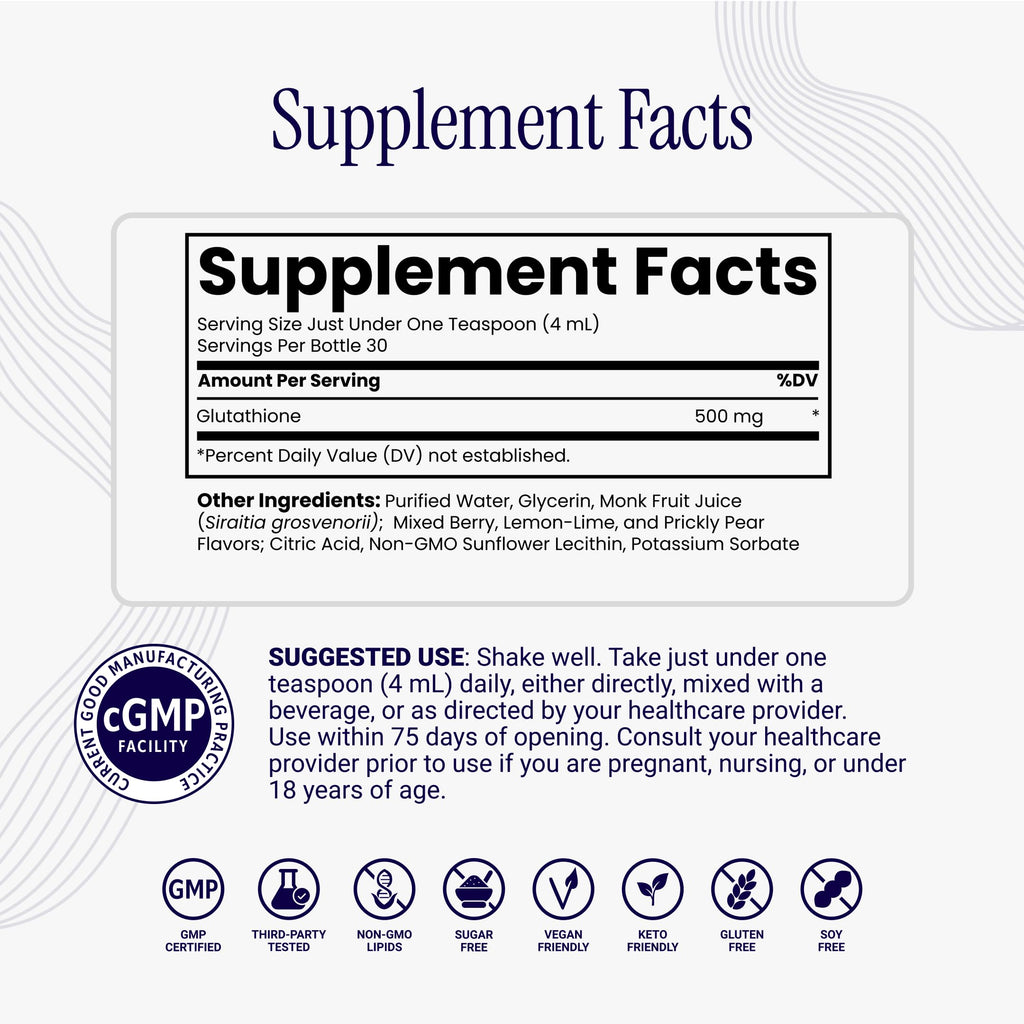 Liposomal Glutathione Liquid Supplement K217