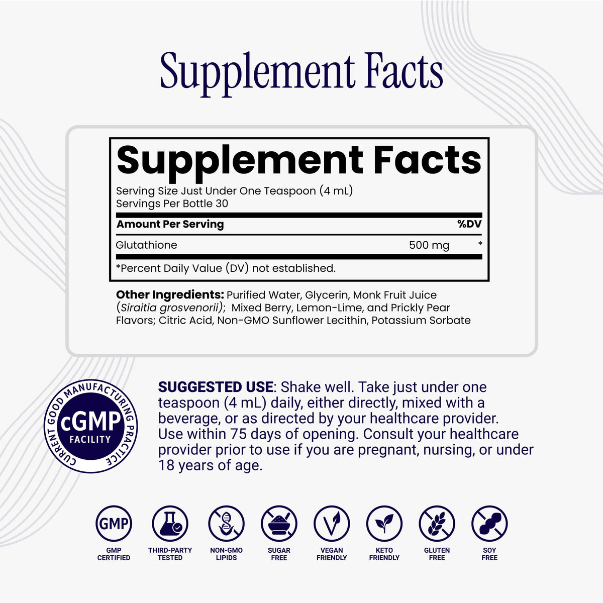 Liposomal Glutathione Liquid Supplement K217