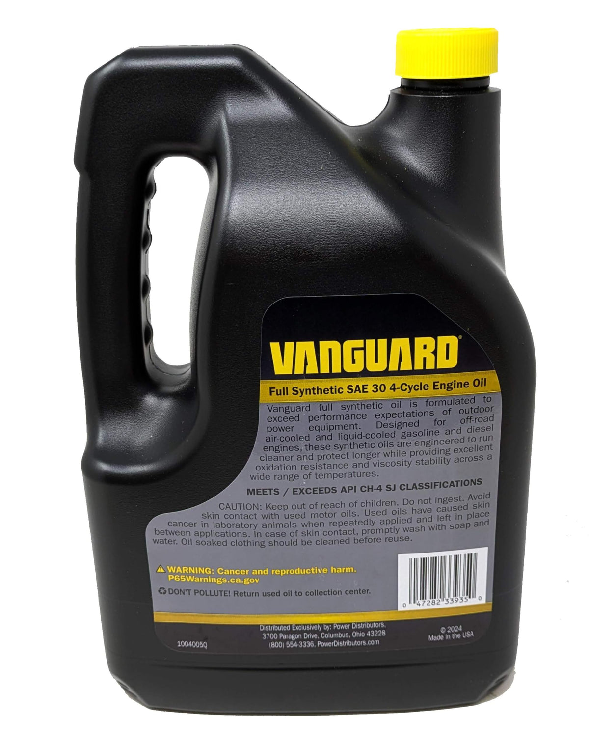 5-Quart SAE 30 Full Synthetic Engine Oil D65882