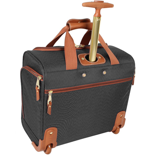15 Inch Carry on Suitcase Black Y938101